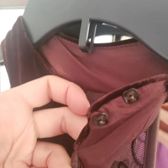 Chocolate Brown Velvet Maxi Halter Formal - Picture 9 of 9